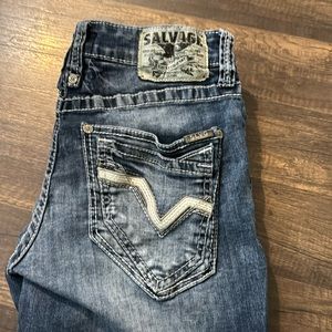 Men’s Salvage jeans Mayhem Straight regular fit, size 31x32. Like new